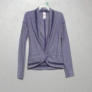 Ivivva lululemon on the move kids athletic long sleeve twist know top